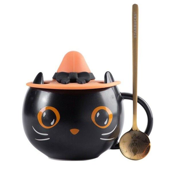 party favor 2021 halloween black cat cup coffee witch mug tea cap lid adorable gifts for mom dad kid
party favor 2021 halloween black cat cup coffee witch mug tea cap lid adorable gifts for mom dad kid