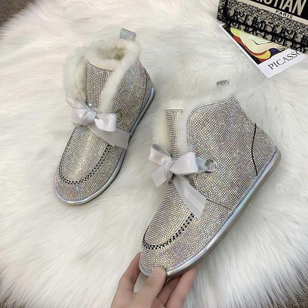 boots 2021 fashion ribbon plus cotton short non-slip flat shoes rhinestone thick bottom velvet snow women, Black
boots 2021 fashion ribbon plus cotton short non-slip flat shoes rhinestone thick bottom velvet snow women, Black