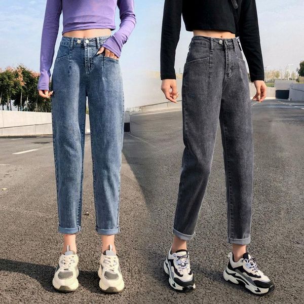 color woman elastic waist high wais plus size denim pants boyfriend jeans for women washed cotton women's casual, Blue
color woman elastic waist high wais plus size denim pants boyfriend jeans for women washed cotton women's casual, Blue