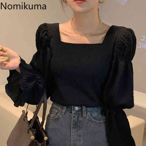 nomikuma vintage square collar women blouse pleated flare long sleeve causal shirts autumn new blusas mujer 6c765 210427, White
nomikuma vintage square collar women blouse pleated flare long sleeve causal shirts autumn new blusas mujer 6c765 210427, White
