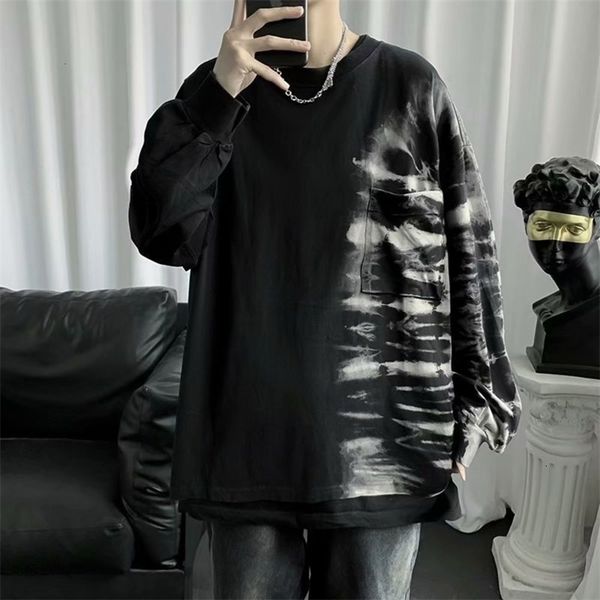 men's t-shirts tie dyed long sleeve t-shirt for spring fried street loose and lazy bf fashion brand in 2021 wkax, White;black
men's t-shirts tie dyed long sleeve t-shirt for spring fried street loose and lazy bf fashion brand in 2021 wkax, White;black
