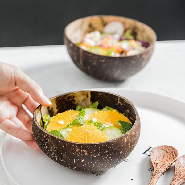 2pcs coconut shell bowl soup salad noodles rice fruit dish container handicraft kitchen accessories tableware bowls
2pcs coconut shell bowl soup salad noodles rice fruit dish container handicraft kitchen accessories tableware bowls
