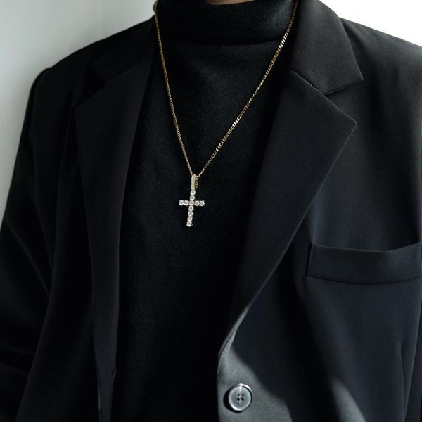 punk crystal pendant cross necklaces for women men hip hop stainless steel neck chains fashion jewelry christian christmas gifts, Silver
punk crystal pendant cross necklaces for women men hip hop stainless steel neck chains fashion jewelry christian christmas gifts, Silver
