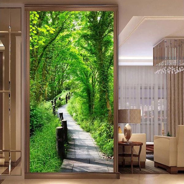 custom po self adhesive wallpaper 3d forest trail nature landscape wall painting entrance backdrop mural waterproof wallpapers
custom po self adhesive wallpaper 3d forest trail nature landscape wall painting entrance backdrop mural waterproof wallpapers