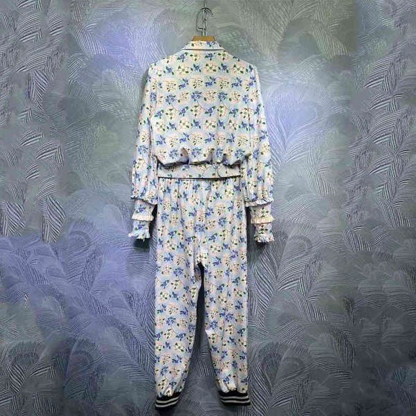 pants seqinyy feminine sweet set 2021 spring fashion design track long sleeve shirt + pants elastic flowers plaid printing, White
pants seqinyy feminine sweet set 2021 spring fashion design track long sleeve shirt + pants elastic flowers plaid printing, White
