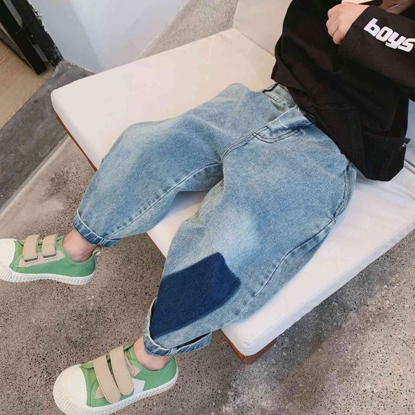 autumn boys fashion contrast color loose jeans korean style arrival hip hop denim pants 210508, Blue
autumn boys fashion contrast color loose jeans korean style arrival hip hop denim pants 210508, Blue