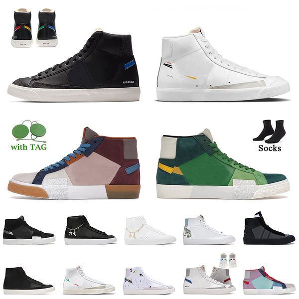 fashion blazer mid 77 vintage casual shoes women mens 2022 new platform trainers multi white pendants mosaic brown green all hallows eve gri, Black
fashion blazer mid 77 vintage casual shoes women mens 2022 new platform trainers multi white pendants mosaic brown green all hallows eve gri, Black