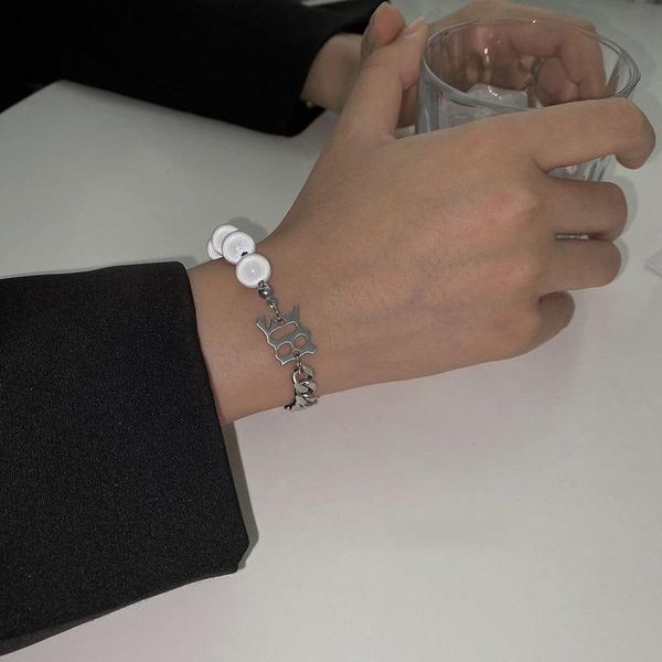 charm bracelets origin summer reflective pearl letter m asymmetric bracelet for women girls fashion beaded chunky chain jewelry, Golden;silver
charm bracelets origin summer reflective pearl letter m asymmetric bracelet for women girls fashion beaded chunky chain jewelry, Golden;silver