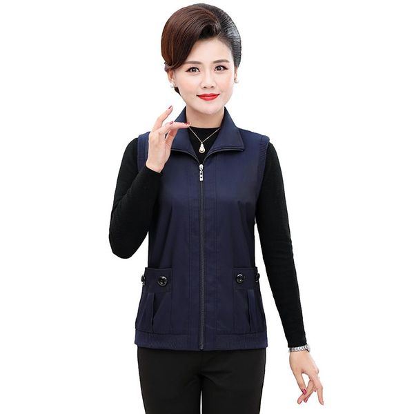 women's vests mother's vest middle-aged waistcoat 2021 spring plus size 5xl autumn casual jacket ladies sleeveless coats, Black;white
women's vests mother's vest middle-aged waistcoat 2021 spring plus size 5xl autumn casual jacket ladies sleeveless coats, Black;white
