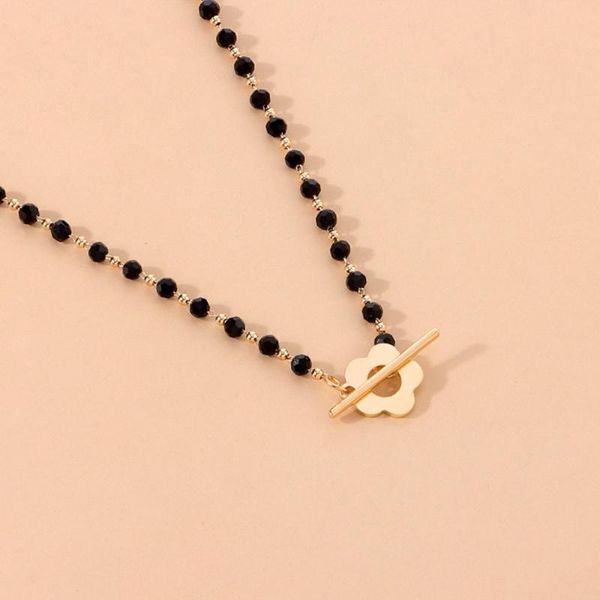 chains fashion luxury black crystal glass bead chain choker necklace for women flower lariat lock collar jewelry party charm, Silver
chains fashion luxury black crystal glass bead chain choker necklace for women flower lariat lock collar jewelry party charm, Silver