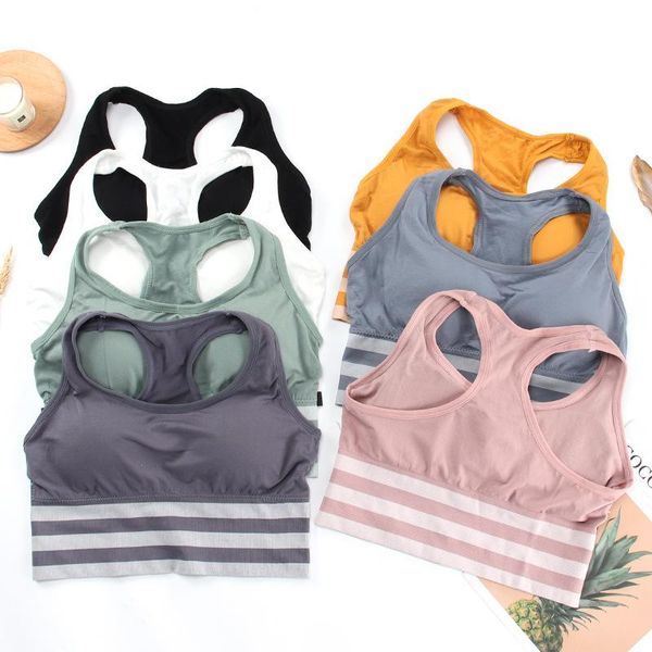 yoga fitness athletic underwear ladies push up sports bra for women solid striped workout wear casual size elastic gym clothing, White;black
yoga fitness athletic underwear ladies push up sports bra for women solid striped workout wear casual size elastic gym clothing, White;black
