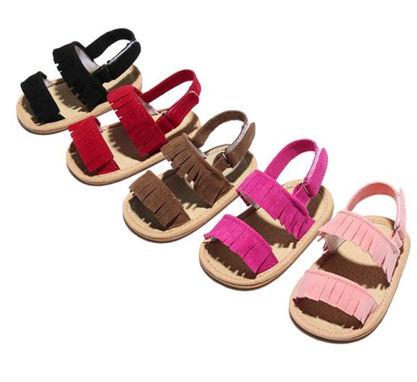 summer style baby girls sandals fashion fringe moccasins solid color soft tpr sole infants flats beach shoes first walkers
summer style baby girls sandals fashion fringe moccasins solid color soft tpr sole infants flats beach shoes first walkers