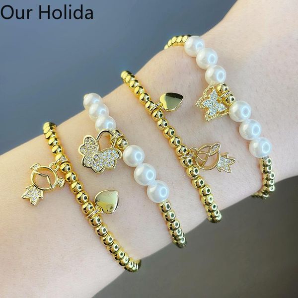link, chain wholesale luxury jewelry creative couple bracelet pearl stretch party gift, Black
link, chain wholesale luxury jewelry creative couple bracelet pearl stretch party gift, Black