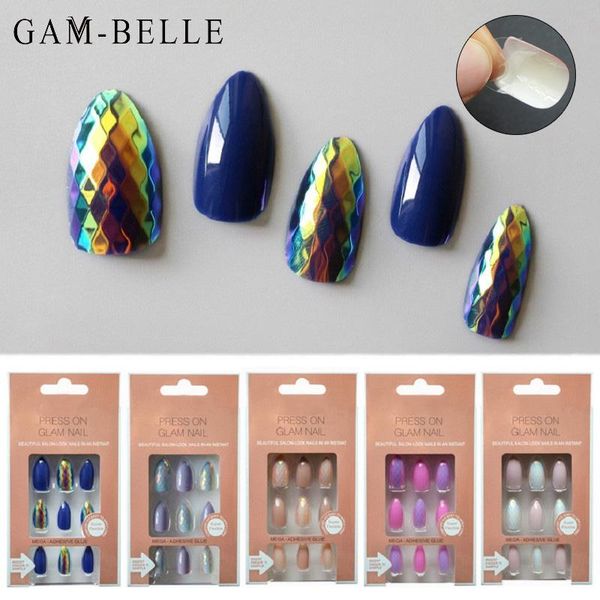false nails gam-belle 3d shining laser diamond scales fake full cover long almond detachable manicure decoration tools, Red;gold
false nails gam-belle 3d shining laser diamond scales fake full cover long almond detachable manicure decoration tools, Red;gold