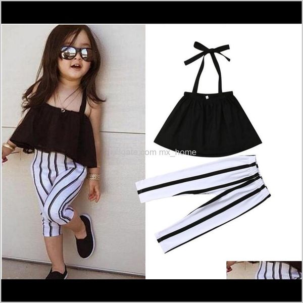 summer girls children black triped pants 2pcs set kids suit girl outfits 8090100110120cm zxs1m yualo, White
summer girls children black triped pants 2pcs set kids suit girl outfits 8090100110120cm zxs1m yualo, White