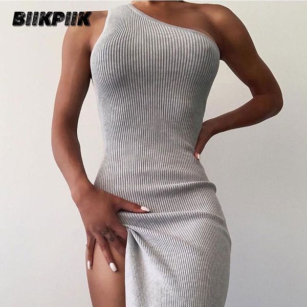 casual dresses biikpiik women elegant knitiing solid all-match one shoulder high split female bodycon dress streetwear, Black;gray
casual dresses biikpiik women elegant knitiing solid all-match one shoulder high split female bodycon dress streetwear, Black;gray