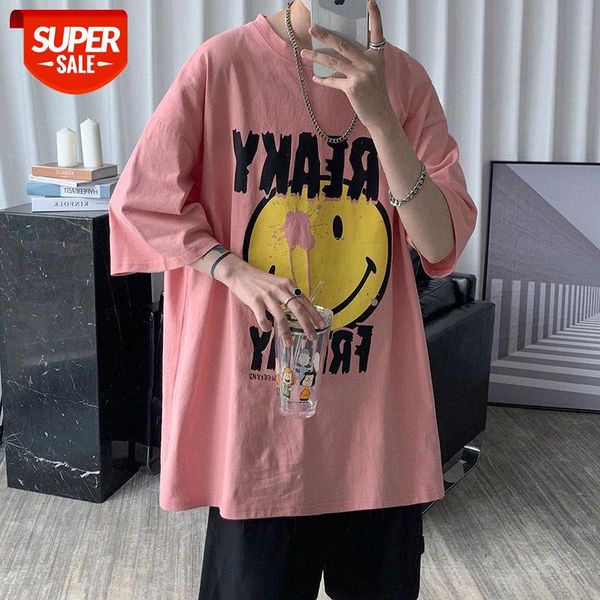 summer tide brand creative printing short-sleeved t-shirt male ins hong kong style trend smiling face half sleeve vibrato five-point #eu3h, White;black
summer tide brand creative printing short-sleeved t-shirt male ins hong kong style trend smiling face half sleeve vibrato five-point #eu3h, White;black