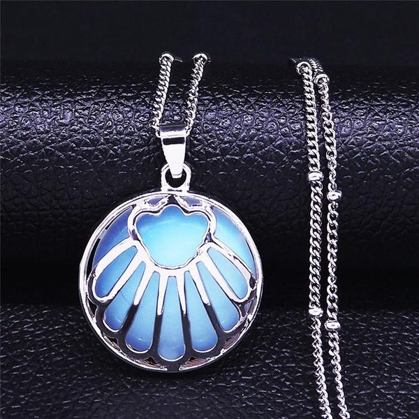 pendant necklaces 2021 shell moonstone stainless steel alloy necklace women/men silver color charm jewelry bijoux femme n4413s04
pendant necklaces 2021 shell moonstone stainless steel alloy necklace women/men silver color charm jewelry bijoux femme n4413s04