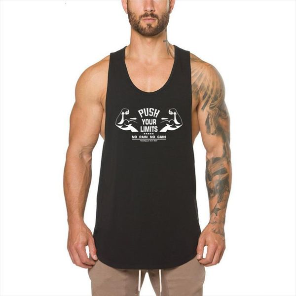 gym clothing bodybuilding stringer tank men fitness tanksummer cotton sports muscle vest male fashion sleeveless shirts, White;black 
gym clothing bodybuilding stringer tank men fitness tanksummer cotton sports muscle vest male fashion sleeveless shirts, White;black