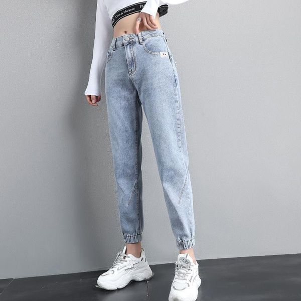 women's jeans 2021 high-waist tight-fitting waist leggings were thin nine points harem pants trend large size casual, Blue
women's jeans 2021 high-waist tight-fitting waist leggings were thin nine points harem pants trend large size casual, Blue