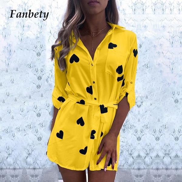 women fashion sweet heart print long blouse shirt autumn elegant belted turn-down collar office lady casual 5xl blusa women's blouses, White
women fashion sweet heart print long blouse shirt autumn elegant belted turn-down collar office lady casual 5xl blusa women's blouses, White