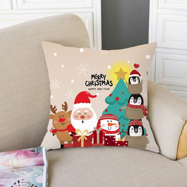 pillow case christmas pillowcase cushion cover, household nordic style creative santa claus pet elk printing square throw cover
pillow case christmas pillowcase cushion cover, household nordic style creative santa claus pet elk printing square throw cover