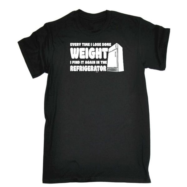 funny novelty t-shirt mens tee tshirt - every time i lose some weight refrigerat men's t-shirts, White;black
funny novelty t-shirt mens tee tshirt - every time i lose some weight refrigerat men's t-shirts, White;black
