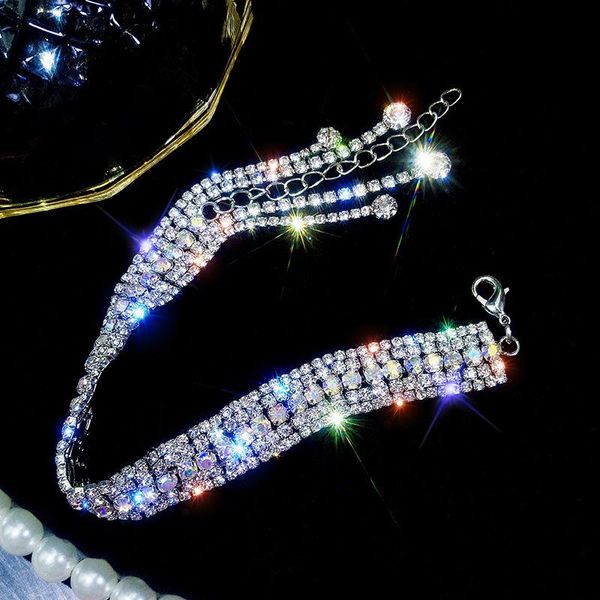 new crystal beach foot anklet gold silver color summer leg bracelet adjustable charm tassel feet chain women jewelry gift, Golden;silver
new crystal beach foot anklet gold silver color summer leg bracelet adjustable charm tassel feet chain women jewelry gift, Golden;silver