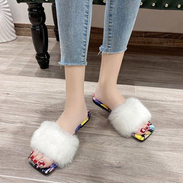 luxury fur flower print women falt slippers fashion sandals shoes antiskid sole woman slides beach, Black
luxury fur flower print women falt slippers fashion sandals shoes antiskid sole woman slides beach, Black