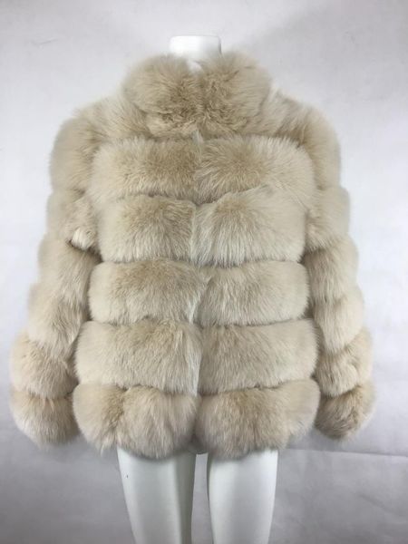 women's fur & faux genuine beige transverse stripes coats outwear jackets parka winter blazer stand up collar women jacket plus, Black
women's fur & faux genuine beige transverse stripes coats outwear jackets parka winter blazer stand up collar women jacket plus, Black