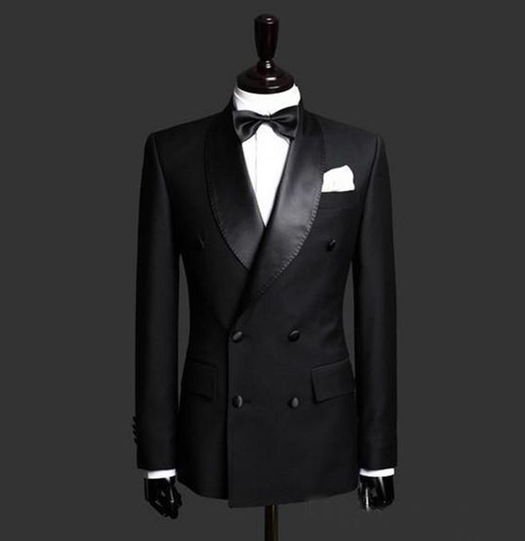 wedding tuxedos side vent double-breasted black men suits shawl lapel two pieces business groom (jacket+pants+tie) w1222 5l17, Black;gray
wedding tuxedos side vent double-breasted black men suits shawl lapel two pieces business groom (jacket+pants+tie) w1222 5l17, Black;gray