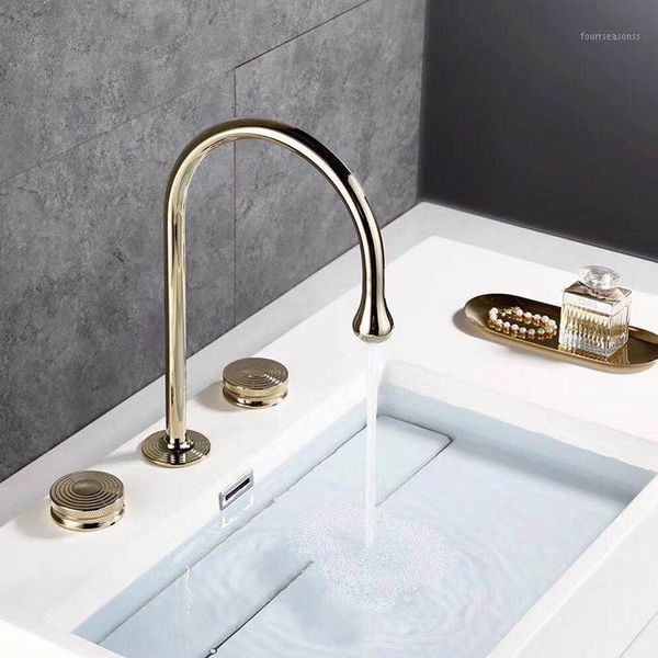 luxury brass art design bathroom sink faucet good quality three hole two handle basin mixer gold rose black chrome1
luxury brass art design bathroom sink faucet good quality three hole two handle basin mixer gold rose black chrome1