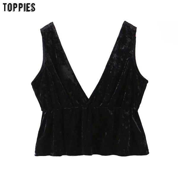 autumn winter elegant black velour woman sleeveless tanks club wear deep v-neck 210421, White
autumn winter elegant black velour woman sleeveless tanks club wear deep v-neck 210421, White