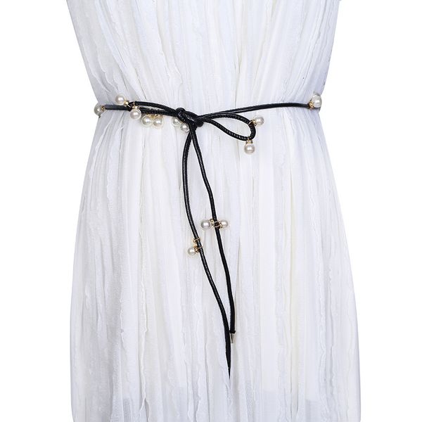 belt designer luxury quality 2021 dress women's thin pearl decoration ultra long waist chain, Black;brown
belt designer luxury quality 2021 dress women's thin pearl decoration ultra long waist chain, Black;brown