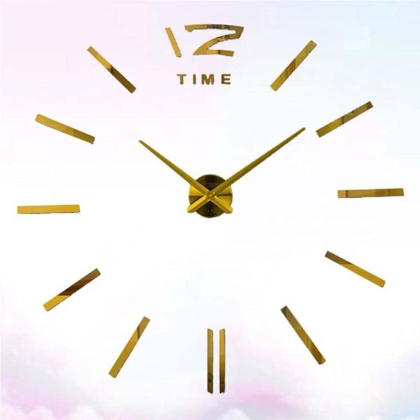 frameless wall clock 3d diy acrylic hanging for living room office without battery (golden) clocks
frameless wall clock 3d diy acrylic hanging for living room office without battery (golden) clocks