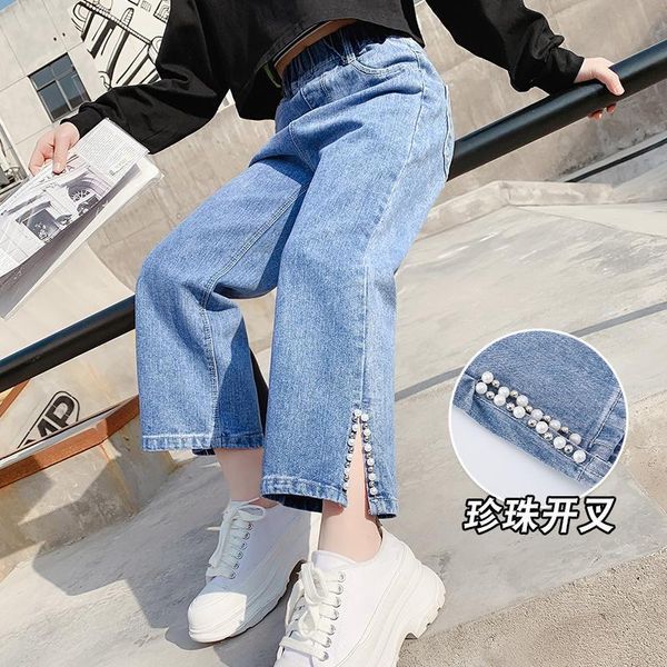 jeans for girl pearls kids girls spring autumn children casual style clothes 6 8 10 12 14 16, Blue
jeans for girl pearls kids girls spring autumn children casual style clothes 6 8 10 12 14 16, Blue