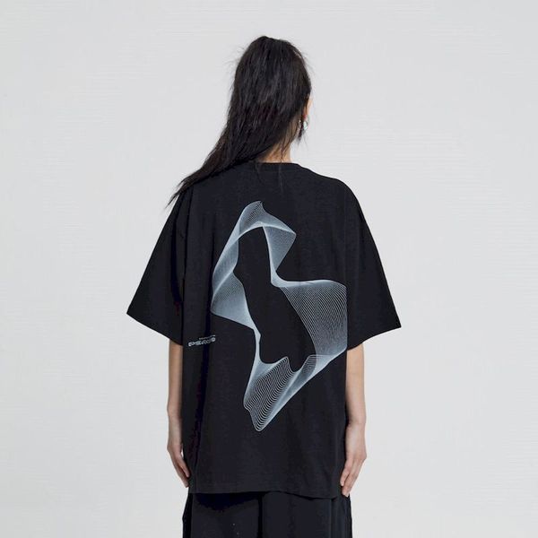 short-sleeved t-shirt men and women high street rotating line 2021 national tide brand summer loose cotton half-sleeved t-shirt, Black
short-sleeved t-shirt men and women high street rotating line 2021 national tide brand summer loose cotton half-sleeved t-shirt, Black