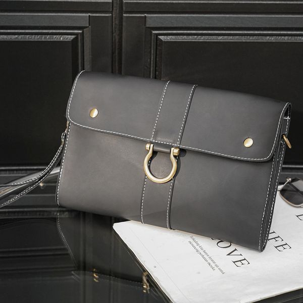 bag handbag casual men's satchel crazy horse pu fashion brand pure korean postman's hand, Black;red
bag handbag casual men's satchel crazy horse pu fashion brand pure korean postman's hand, Black;red