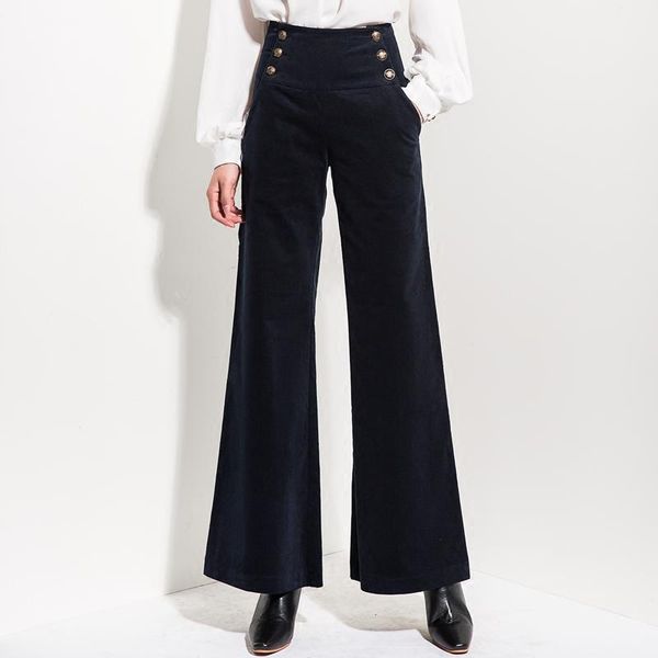 women's pants & capris women chic plus size wide leg button pocket corduroy high waist casual female trousers autumn fashion trend clot, Black;white
women's pants & capris women chic plus size wide leg button pocket corduroy high waist casual female trousers autumn fashion trend clot, Black;white