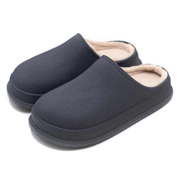 ly waterproof non-slip home slippers plush lining warm thick winter men women, Black
ly waterproof non-slip home slippers plush lining warm thick winter men women, Black