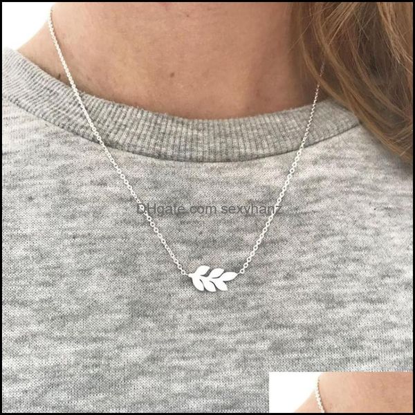 & pendants pendant necklaces fashion bijoux gold color laurel leaf necklace women boho clavicle chain plant collier femme stainless steel je, Silver
& pendants pendant necklaces fashion bijoux gold color laurel leaf necklace women boho clavicle chain plant collier femme stainless steel je, Silver