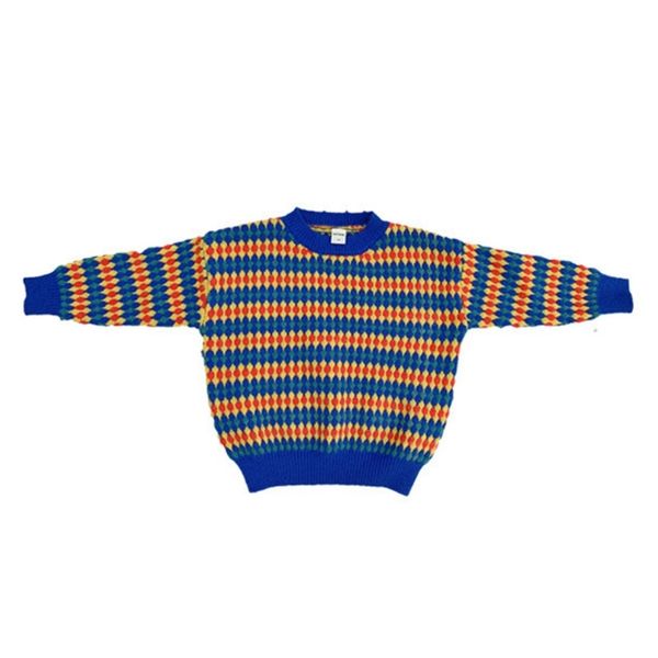 kids' sweater autumn boy contrasting color baby striped round neck sweater baby boy clothes 210702, Blue
kids' sweater autumn boy contrasting color baby striped round neck sweater baby boy clothes 210702, Blue