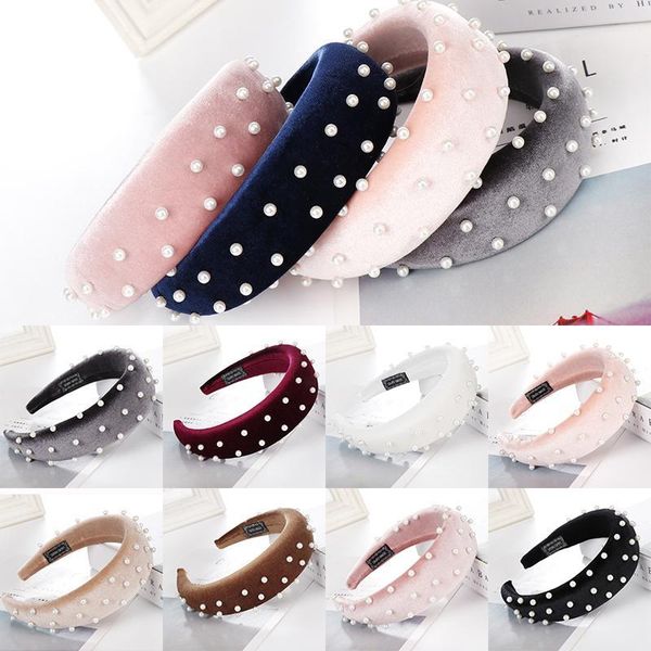 fashion 1pc velvet bands padded sponge women's headband pearl hairband hoop hair accessories1
fashion 1pc velvet bands padded sponge women's headband pearl hairband hoop hair accessories1