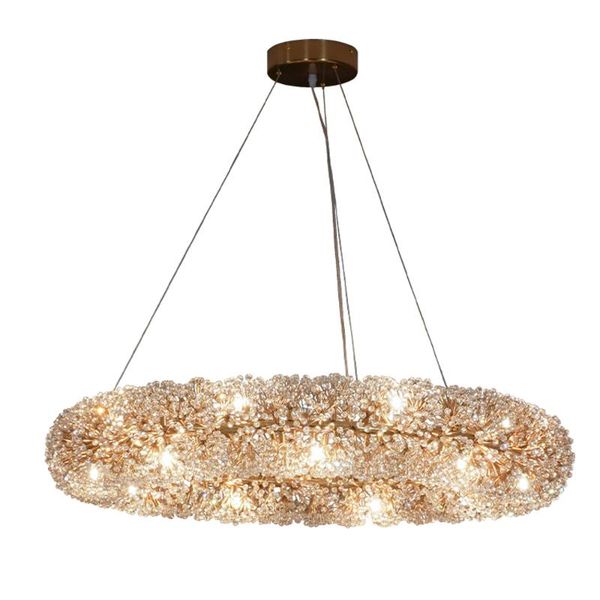 chandeliers round living room crystal chandelier modern flower cristal lamp gold bedroom led lights ac110v 220v
chandeliers round living room crystal chandelier modern flower cristal lamp gold bedroom led lights ac110v 220v