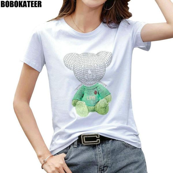 women's t-shirt short sleeve women clothing korean summer ladies casual white tshirts diamonds graphic tee shirt black fashion 2021
women's t-shirt short sleeve women clothing korean summer ladies casual white tshirts diamonds graphic tee shirt black fashion 2021