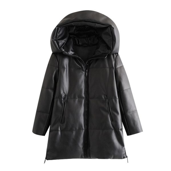 bbwm women winter fashion thick warm faux leather parkas vintage hooded long sleeve padded jacket female chic overcoat 211018, Black
bbwm women winter fashion thick warm faux leather parkas vintage hooded long sleeve padded jacket female chic overcoat 211018, Black