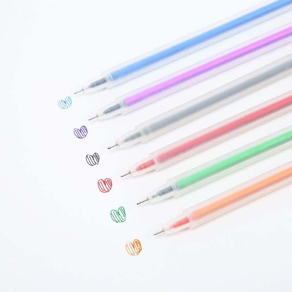 gel pens 1 piece korean style simple pen 0.5mm colorful needle for office school stationery supplies
gel pens 1 piece korean style simple pen 0.5mm colorful needle for office school stationery supplies