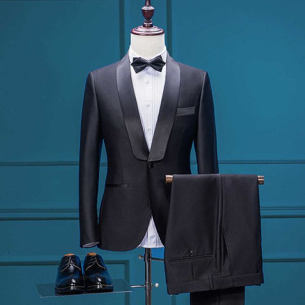 men's suits & blazers three-piece suit for solid-colored men engaged wedding clothes formal fine set korean dress fitting 5oky, White;black
men's suits & blazers three-piece suit for solid-colored men engaged wedding clothes formal fine set korean dress fitting 5oky, White;black