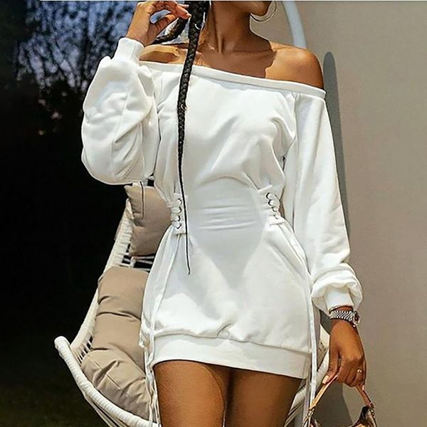 casual dresses fashion women mini dress autumn solid color cold shoulder bandage waist female long sleeve comfy street #t2g, Black;gray
casual dresses fashion women mini dress autumn solid color cold shoulder bandage waist female long sleeve comfy street #t2g, Black;gray