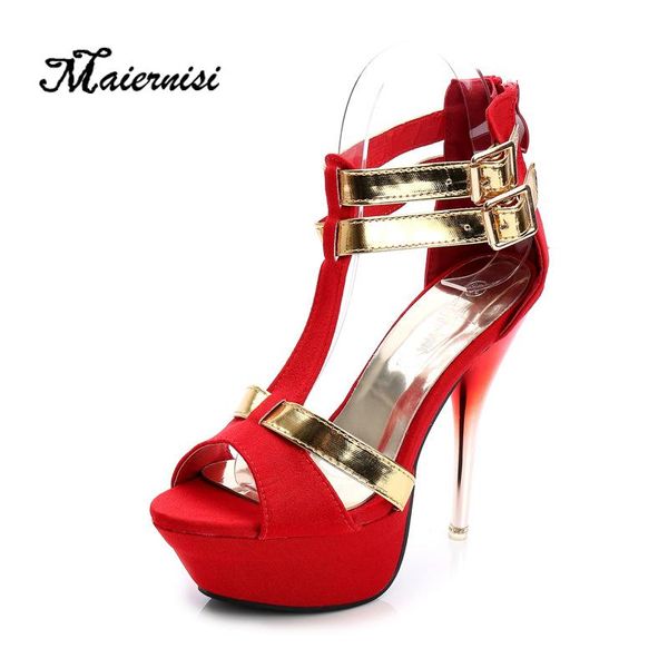 open toe design high heel sandals golden ankle wrap brand women shoes platform heels lady party wedding, Black
open toe design high heel sandals golden ankle wrap brand women shoes platform heels lady party wedding, Black